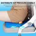thumbnail image 7 of Gel Seat Cushion Summer Breathable Honeycomb Design For Pressure Relief Back Tailbone Pain - Home Office Wheelchair Chair Cars, 7 of 7