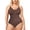 #475-Coffee, variant on Warop Women's Yoga Bodysuit, Solid Color with Tummy Control Shaping, Fitness Wear for Fitness and Everyday Wear