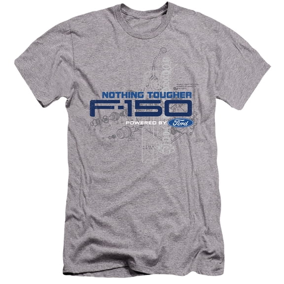 Ford Trucks Engine Schematic HBO S/S Adult 30/1 T-Shirt Athletic Heather