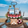 thumbnail image 3 of Decoración Con Bandeja Escalonada Con Temática Deportiva Conjunto Para Navegar En Lago Helado Mini Círculo De Natación Decoración De Madera Escalonada Con Estilo Deportivo Adornos Para Mesa Del Hoga, 3 of 8