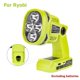 thumbnail image 1 of Para Makita/Milwaukee/Dewalt/Bosch/Black&Decker/Craftsman/Ryobi Batería de Iones de Litio de 18V Luz de Trabajo LED Linterna Lámpara Portátil Luz, 1 of 19