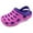 Port Fuchsia/Purple, variant on Women’s Waterproof Garden Clogs Slip‑On Nursing Shoes with Heel Strap Summer Sandals