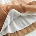 thumbnail image 7 of BLTIBY Toddler Girls Tulle Mesh Dresses Sleeveless Summer Peter Pan Collar Color Block Dress Casual Beach Sundress Brown 4-5 Years, 7 of 7