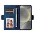thumbnail image 6 of Allytechgroup Flip Wallet Case for Samsung Galaxy A16 5G, Premium PU Leather Stylish Pattern Stand Feature Cards Holder Hand Wrist Bumper Phone Case for Samsung Galaxy A16 5G, Blue, 6 of 8