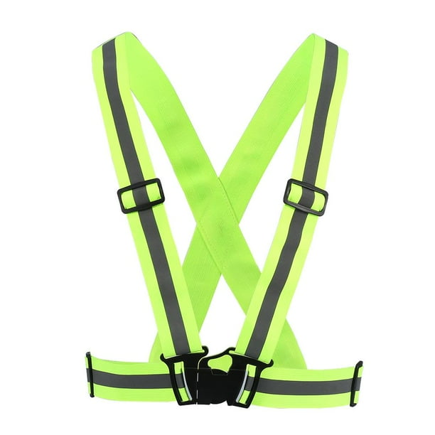 FAGINEY High Visibility Vest,Reflective Vest Adjustable Elastic Safety