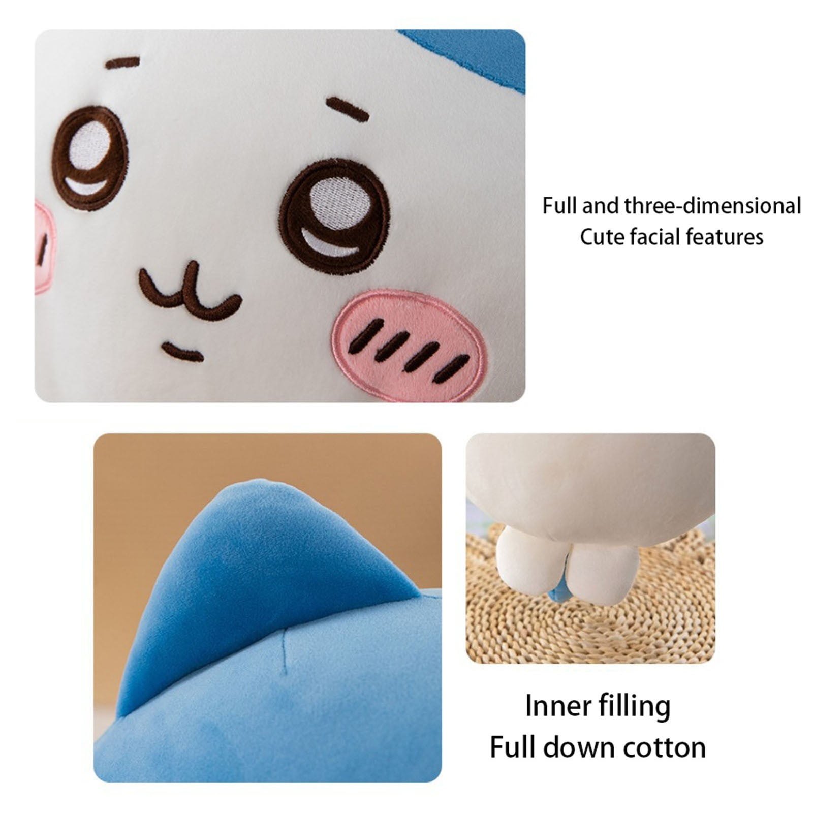 Momonga Plush, Chickawa Plush Series Long Doll, Anime Usagi Hachiware Chiikawa Momonga Plushies, Stuffed Animal Soft Pillow Toys, Cute Gift for Kids & Girls, Birthday Gift, 11. inch / 30cm