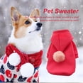 thumbnail image 2 of Gato Suéter Transpirable Lavable Perro Suéter Ropa Suministros para mascotas (Rose Red M) JShteea Libre de BPA, 2 of 8
