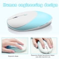 thumbnail image 6 of T36 Wireless Three-mode Bluetooth 5.0/3.0 Mouse 2.4G Wireless Mouse Silent Design Suitable For Office Blue, 6 of 11