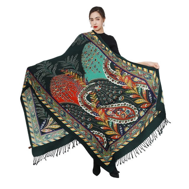 Bufanda de viaje DANA XU 100% lana merino para mujer