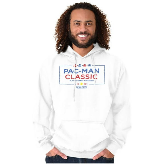 Pacman Solving Puzzles Hoodie Sweatshirt Women Men Brisco Brands M