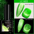 thumbnail image 2 of LILYCUTE 7ml brillo reflectante gato Gel magnético verde fluorescente Semi permanente neón brillo Gel esmalte de uñas esmalte de uñas Tan Jianjun  unisex, 2 of 2