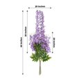 thumbnail image 3 of Efavormart 5 Bushes 44" Purple Artificial Wisteria Vine Ratta Silk Hanging Garland Wedding Decor, 3 of 11