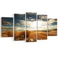 thumbnail image 2 of Prairie under Heavy Clouds - Oversized Landscape Canvas Art, 2 of 3
