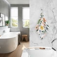 thumbnail image 2 of Yayeee 100% Cotton Hand Towels for Bathroom 16" x 28" Soft Absorbent Kitchen Towel, Retro Colorful Flowers, 2 of 7