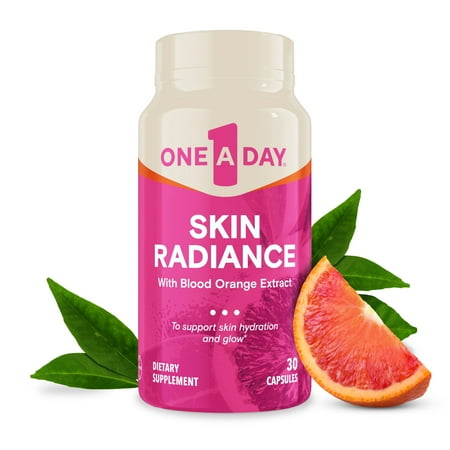 One A Day Supplements Skin Radiance Supplement for Women with Vitamin C & E, 30 Count