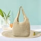 thumbnail image 4 of Bolso de mano tejido de paja Bolsos de hombro Bolso informal Bolso grande hecho a mano Bolso de paja beige03 Yuyangstore Monedero tejido a mano, 4 of 7