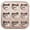 Brown1, variant on Metal Pan For Baking Standard 9 Cup Nonstick Cupcake Pan With Handle Odorless Metal Baking For Egg Cupcakes Pan For Baking Little Rabbit Footprints Pig Shaped Mini Cake Pan Moulds 1