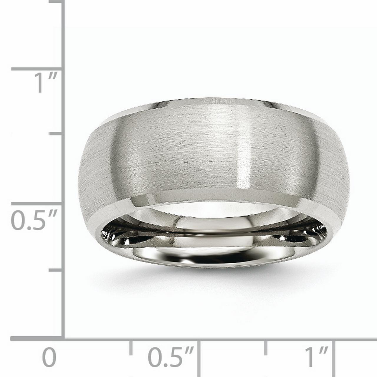 Primal Steel Stainless Steel Brushed and 10mm Beveled Edge Band
