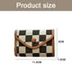 thumbnail image 2 of Cartera para mujer y niña, bonita cartera de tres pliegues, de piel sintética, billetera corta y delgada, tarjetero, 2 of 5