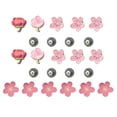 thumbnail image 2 of 24PCS Rubber Beach Bag Accessories Charms,Rubber Beach Totes Accessories Inserts,Daisy Flower Pearls Bag Charms, 2 of 7