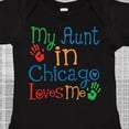 thumbnail image 4 of Inktastic My Aunt in Chicago Loves Me Boys or Girls Baby Bodysuit, 4 of 5