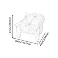 thumbnail image 2 of Chaise à Accrocher pour Manger & Salle à Manger Chaise Haute Portable à Clipser pour Maison Table -Rouge-, 2 of 4