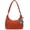 Orange, variant on Puffer Hobo Bag for Women: Lightweight Quilted Purse with Zipper, Adjustable Crossbody& Strap Handbag