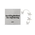 thumbnail image 1 of Pendientes de clip sin perforar con diseño de mosca de diamantes brillantes de una sola pieza para mujer, 1 of 5