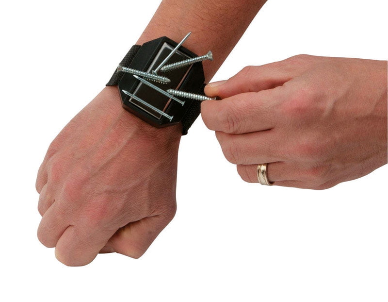 Performance Tool 17 in. Elastic Magnetic Wristband Black 12 pc