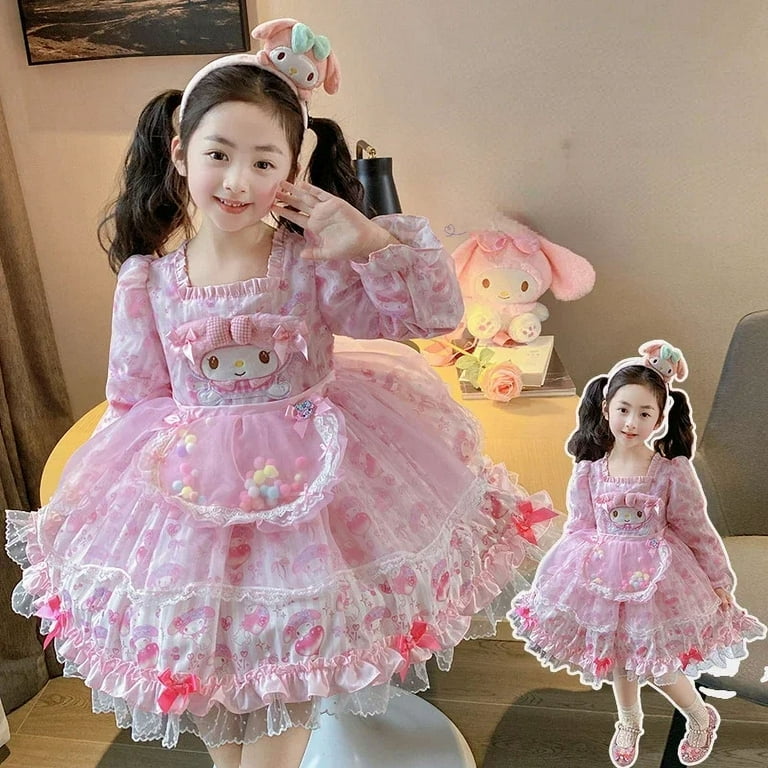 Sanrio 2024 New My Melody Lolita Dress Kawaii Kids Girl Cosplay Clothing Cute Halloween Birthday Party Role Play Tutu Dress Gift - Walmart.com Sanrio 2024 New My Melody Lolita Dress Kawaii Kids Girl Cosplay Clothing Cute Halloween Birthday Party Role Play Tutu Dress Gift - Walmart.com