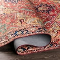 thumbnail image 5 of Livabliss Area Rugs for Living Room, 2x4 Iris Traditional Dark Blue Rug, Bedroom Dining Room Home Decor Stain Resistant Carpet (2'2" x 3'9"), 5 of 9