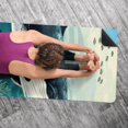 thumbnail image 5 of Whale Yoga Mat Towel with Storage Bag - 72.8"x26.8" for Yoga, Pilates, Fitness - Includes Yoga Blanket and Towel, 5 of 6
