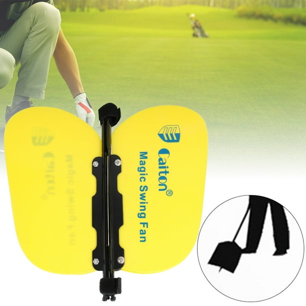 Mgaxyff Golf Training Aid,Golf Trainer Pinwheel Swing Fan Power Speed