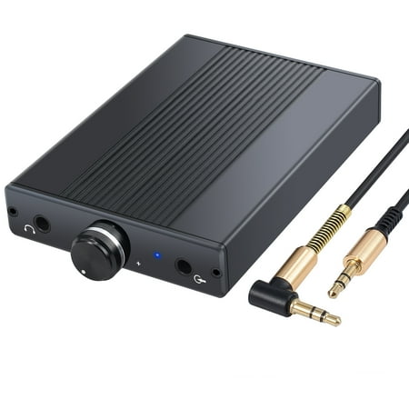 Portable Audio Amplifier - ESYNIC Proster Headphone Amplifier Portable Amp 3.5mm Audio Rechargeble HiFi Earphone USB Amplifier for iPhones iPod MP3 MP4 Digital Player and Computers