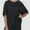 Black, variant on Oversized T Shirts for Women Short Sleeve Crewneck Summer Tops Loose Casual Mama Shirts Basic Tee