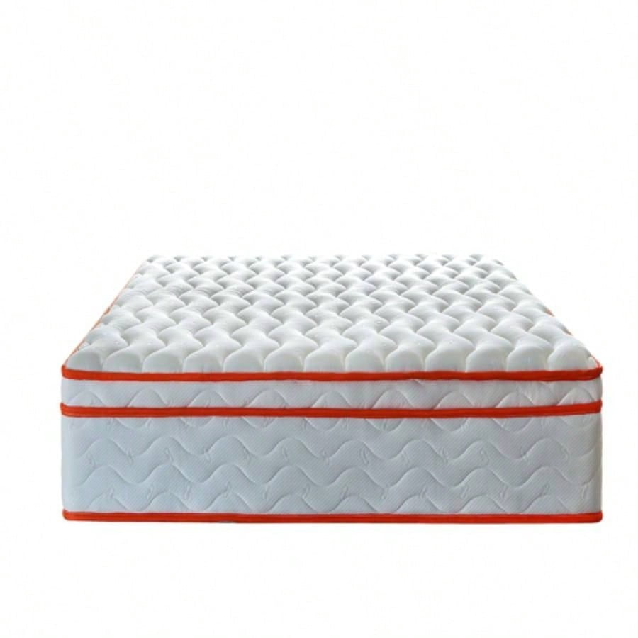 10 Inch King Size Hybrid Mattress, Medium Firm Foam & Individual Pocket Springs, Fiberglass-Free Bed Mattress for Bedroom