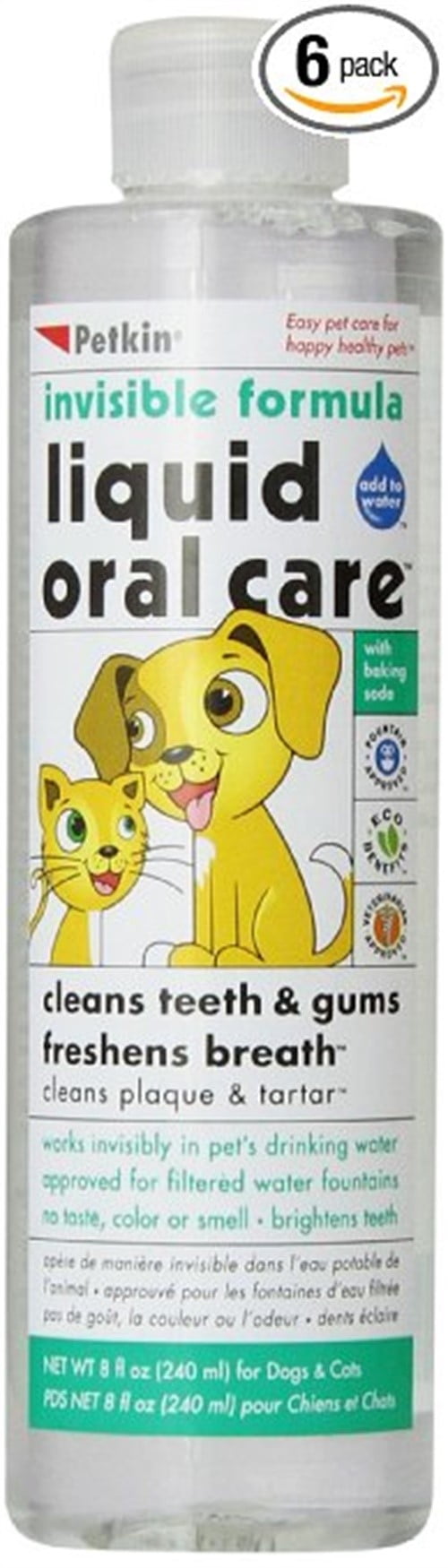 Petkin Pet Liq Oral Care Size 8z Petkin Pet Liquid Oral Care Cats/Dogs