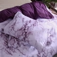 thumbnail image 4 of Juego de ropa de cama de marmoleado de 3 piezas, funda de edredón, juego de funda de almohada, dormitorio, habitación de invitados, funda nórdica, funda de almohada sidaley HA3042-03B, 4 of 7