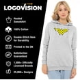 thumbnail image 4 of DC Originals Wonder Woman Logo Women's Hoodie, 4 of 6