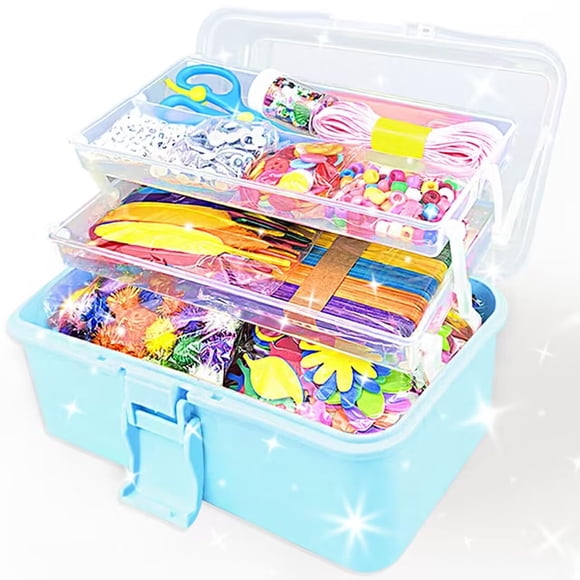 Craft Kit VLUSSO, 3000 piezas, suministros de manualidades para niños
