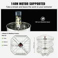 thumbnail image 3 of KFFKFF Electric Honey Extractor, Adaptable 4/8 Frame Honey Spinner, Durable Stainless Steel Construction for Beekeeping, Apiary Centrifuge Tool with Adjustable Stand, Honeycomb Processing Unit, 3 of 9