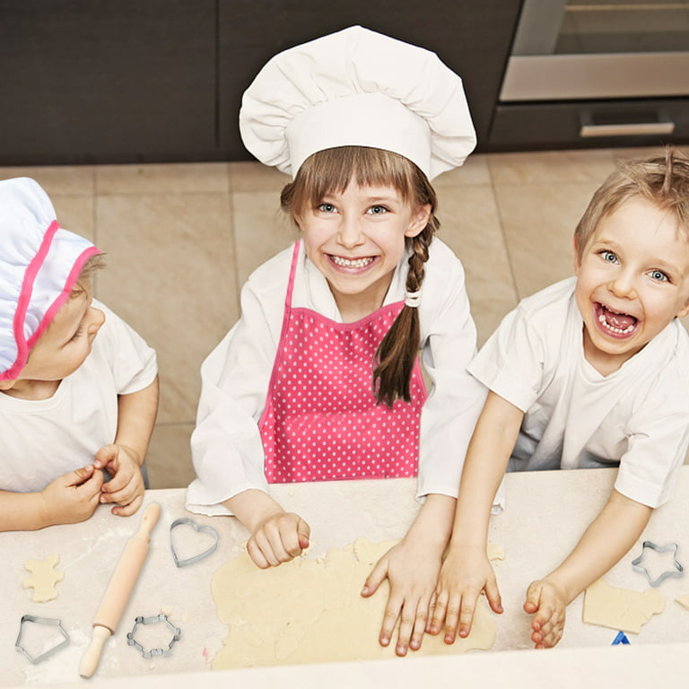Kids Real Cooking Set Baking Kitchen Kit with Apron,Chef Hat,Cooking  Supplies,Kitchen Utensils and Recipes Great Gift