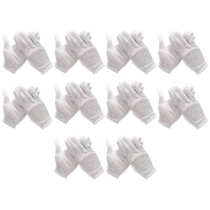 UPOUART Gants antistatiques 10/Pair Gros gants de travail pour la protection de l'installation de réparation électronique