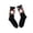 Black, variant on Women’s 3D Plush Ornament Christmas Socks, Novelty Festive Knit Mid‑Calf Socks, Cozy Fun Winter Holiday Socks for Christmas Gift‑Giving Green