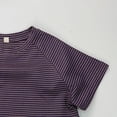 thumbnail image 4 of Zpanxa T-Shirts pour Garçons Couleur Unie Été Mince Manches Courtes Décontracté Col Rond Haut avec Coton 1 An, 4 of 6