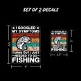 thumbnail image 3 of Go Fishing Decals - Set of 2 Funny Fishing Vinyl Car Stickers for Truck Window Bumper Tackle Box Laptop Tumbler, 3 of 6