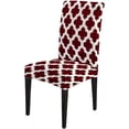 thumbnail image 3 of Dining Chair Covers Set of 6,Stretch Parsons Chair Slipcovers Universal Removable Washable Chair Seat Covers Protector for Dining Room,Kitchen,Hoteland Party, 3 of 5