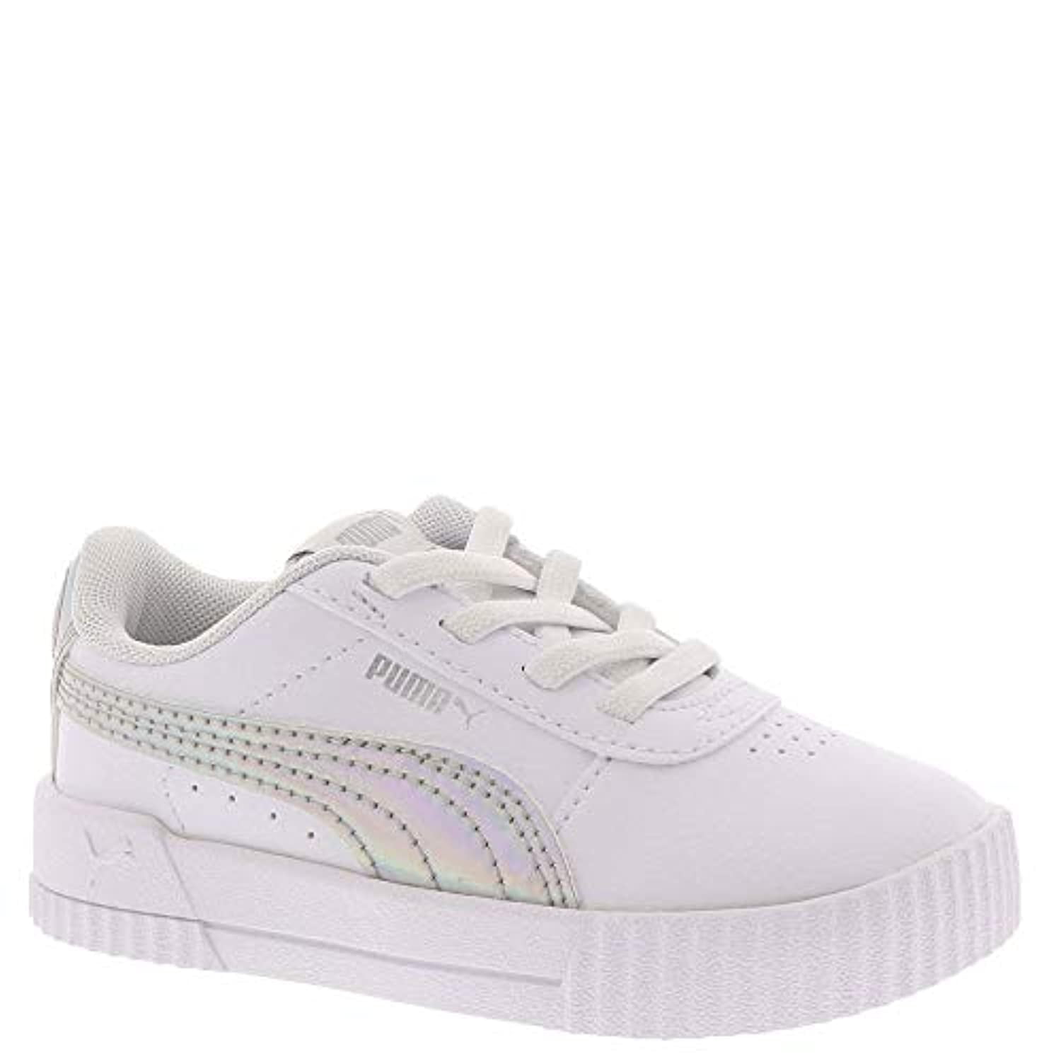 PUMA - PUMA Carina Iridescent INF Girls' Infant-Toddler Sneaker 10 M US  Toddler White-Iridescent - Walmart.com - Walmart.com