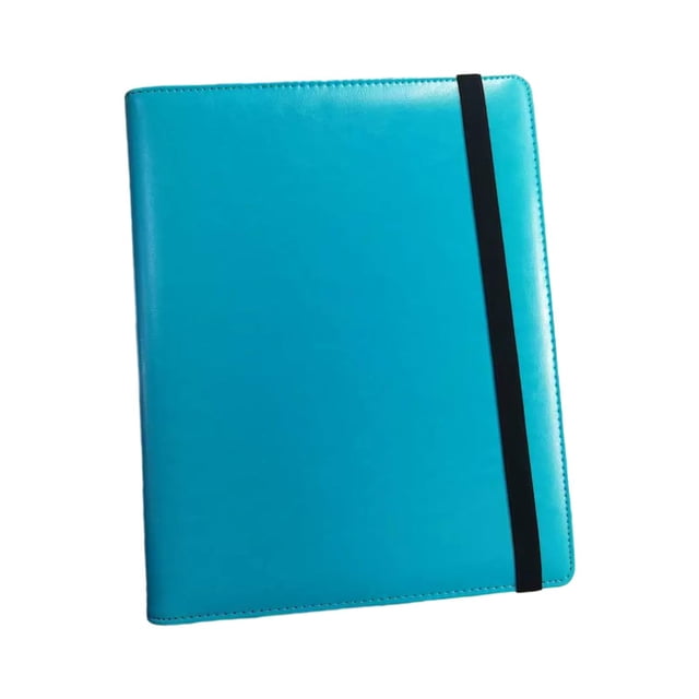 KLKCMS Trading Card Carrying Binder Card Storage Case Card Organizer Card Storage Album Light blue