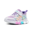 thumbnail image 3 of Tenis Para Niña Casual Con Luces Glitter Conejito Tornasol lila 18, 3 of 6
